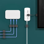Magnetic cable clip holder - set of 6 pcs.