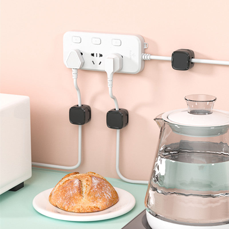 Magnetic cable clip holder - set of 6 pcs.