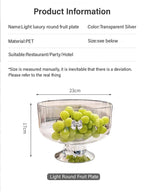 Light Luxury Tall Fruit Plate