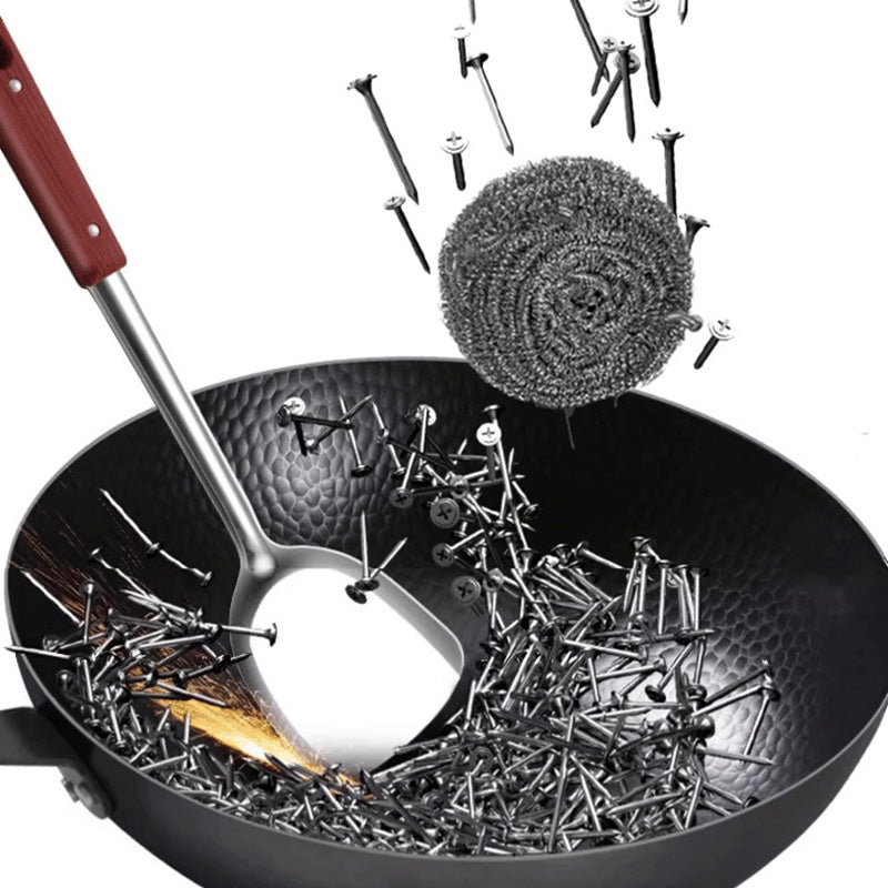 Non-stick iron frying pan