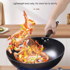 Non-stick iron frying pan