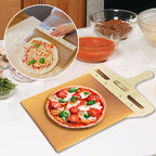 Premium Sliding Pizza Peel - Essential Kitchen Baking Tool