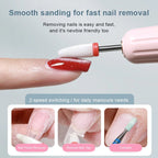 2 IN 1 GRINDING AND MANICURE TOOL WITH LED LIGHT
