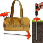 Tent pegs that can be screwed into the ground