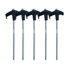 Tent pegs that can be screwed into the ground