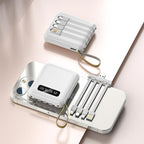 Fast Charge 20000mAh Mini Powerbank with Integrated Cables