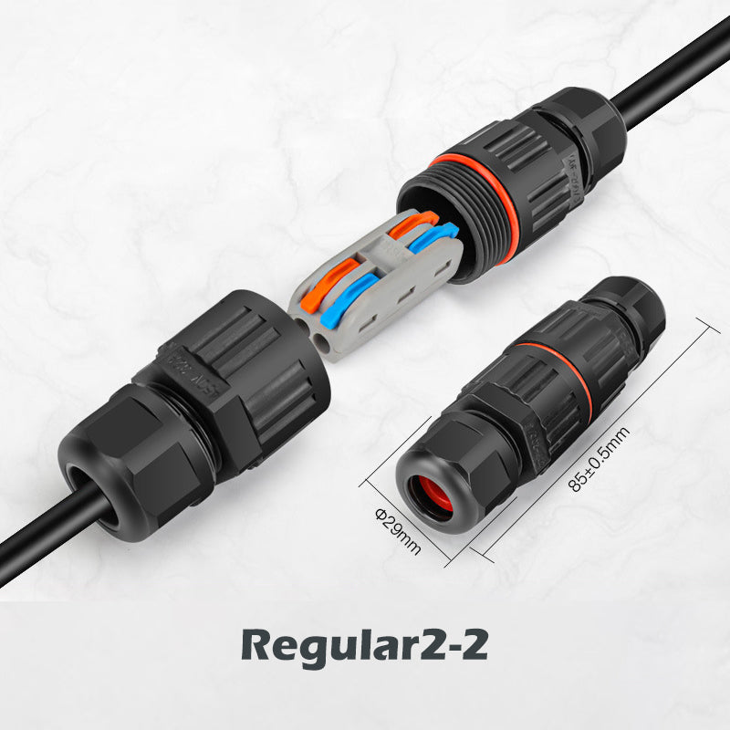 Outdoor waterproof cable connector