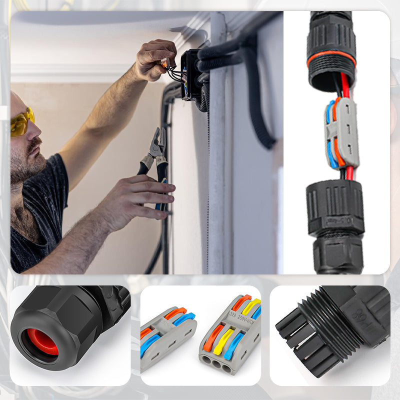 Outdoor waterproof cable connector