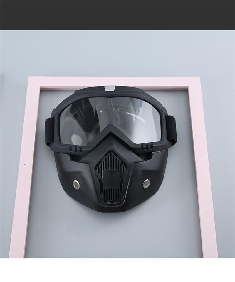 Special mask for welding and cutting (glare protection, UV radiation protection, anti-dust)