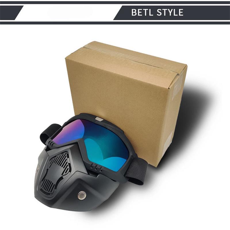 Special mask for welding and cutting (glare protection, UV radiation protection, anti-dust)