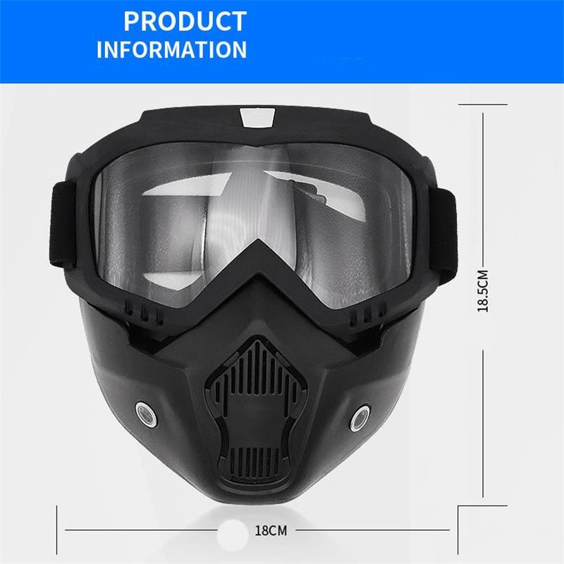 Special mask for welding and cutting (glare protection, UV radiation protection, anti-dust)