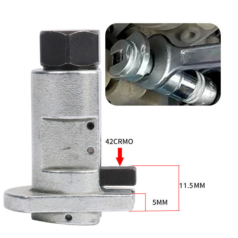 Socket for shock absorber removal - tool for strut spreader