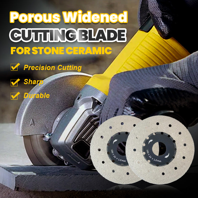 Porous, widened cutting blade | Smooth and precise cuts