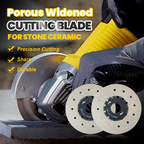 Porous, widened cutting blade | Smooth and precise cuts