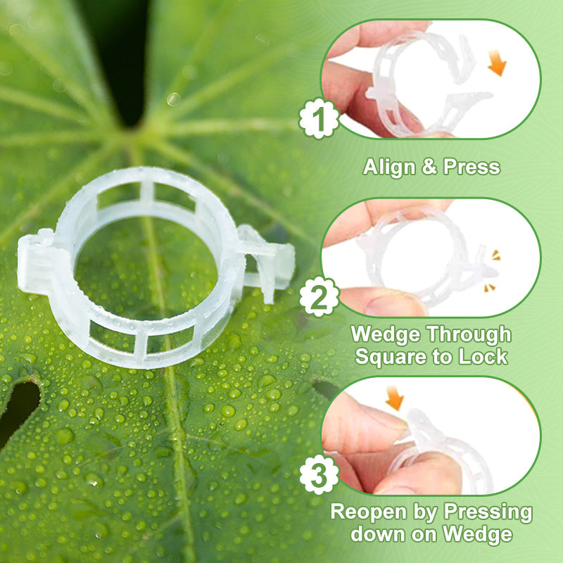 Accessories for plant support clips
