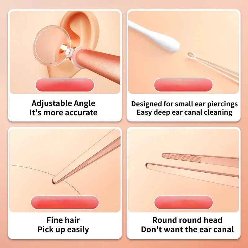 Ear cleaning tool set