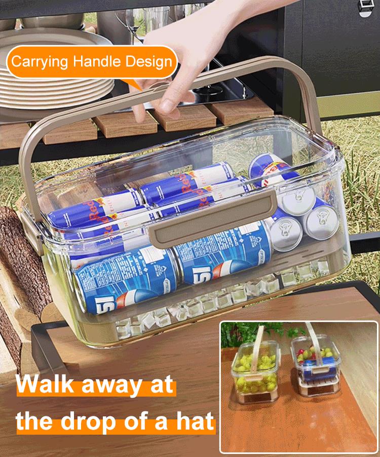 Portable fresh food box for the refrigerator