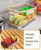 Portable fresh food box for the refrigerator