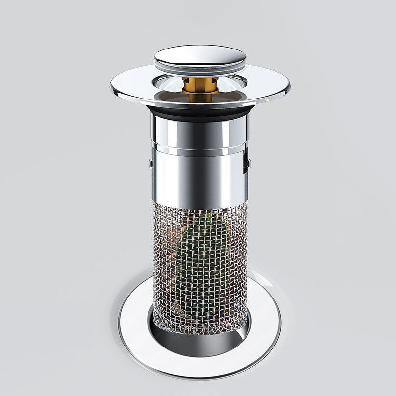 Floor drain filter in stainless steel