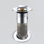 Floor drain filter in stainless steel