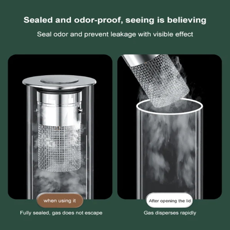 Floor drain filter in stainless steel