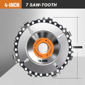 Precision cutting saw blade for 4-inch angle grinder