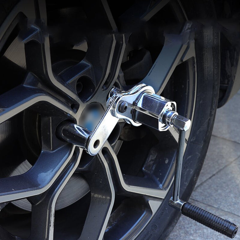 Wrench for tire change on car