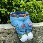 Creative 3D jeans-shaped flower pot