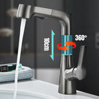 1-Hole Sink Mixer with Pull-Out Spray Head