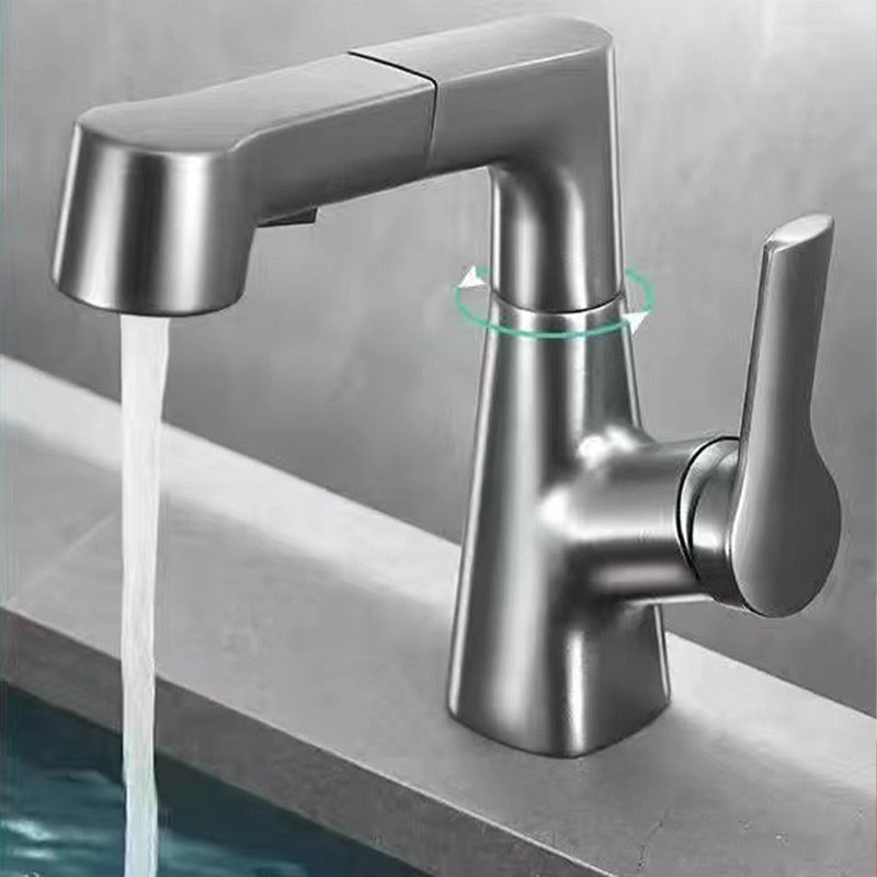 1-Hole Sink Mixer Tap with Pull-Out Spray Head