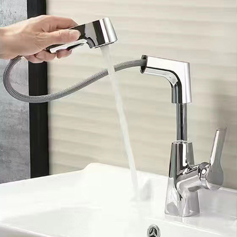 1-Hole Sink Mixer with Pull-Out Spray Head