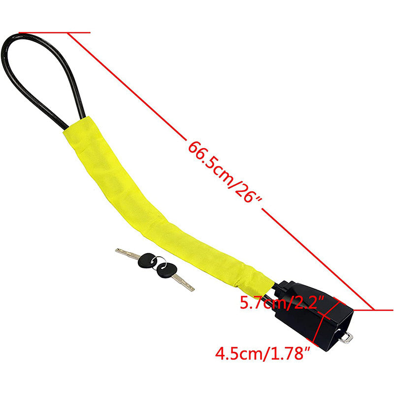Steering Wheel Lock Tow Cable