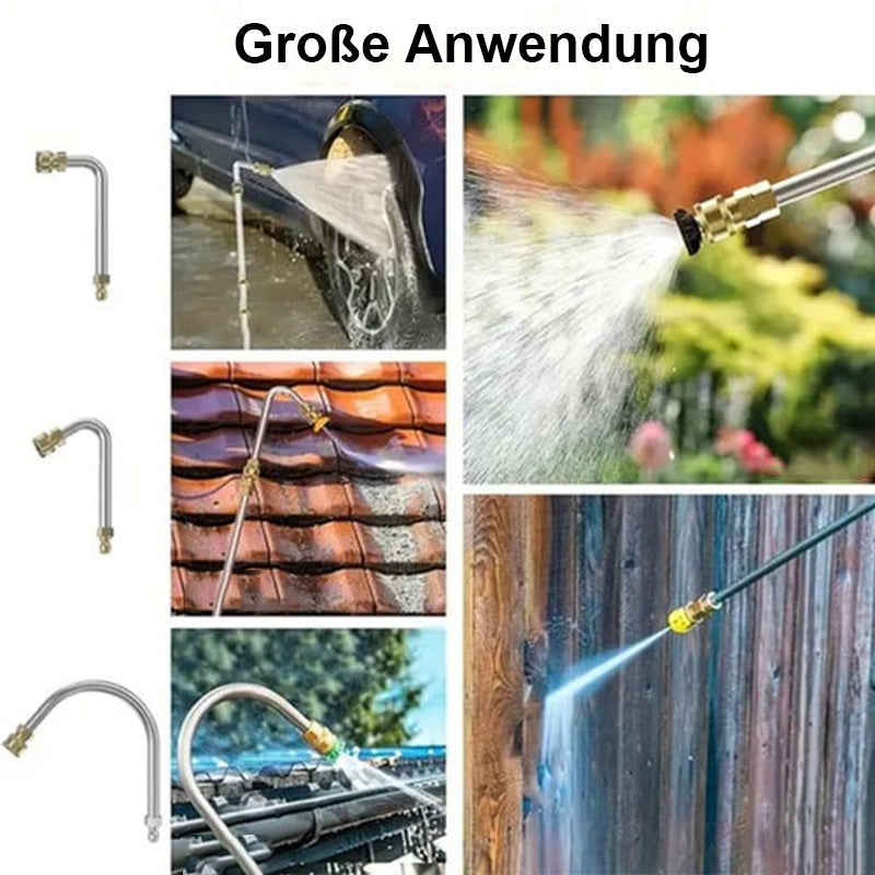 High pressure washer pole set with 4000 PSI