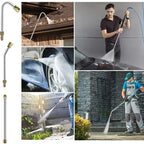 High pressure washer pole set with 4000 PSI
