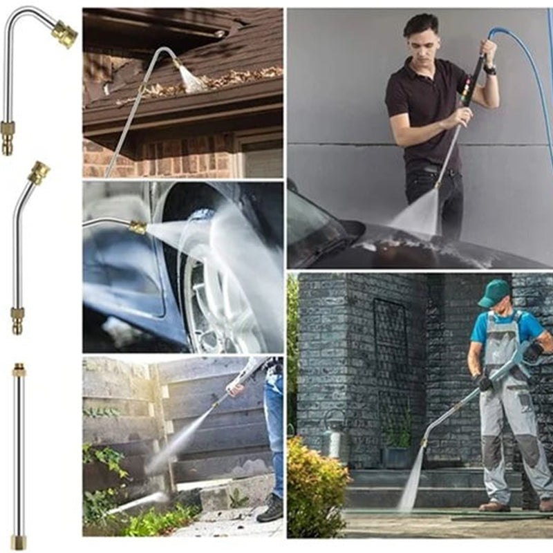 High pressure washer pole set with 4000 PSI