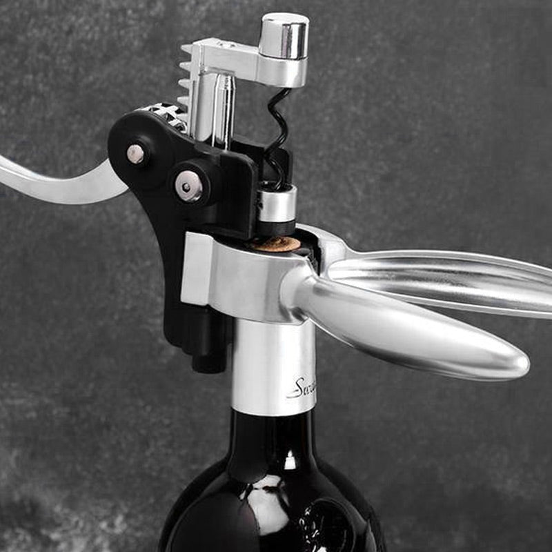 Premium portable wine bottle opener