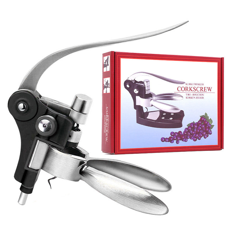 Premium portable wine bottle opener