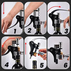 Premium portable wine bottle opener