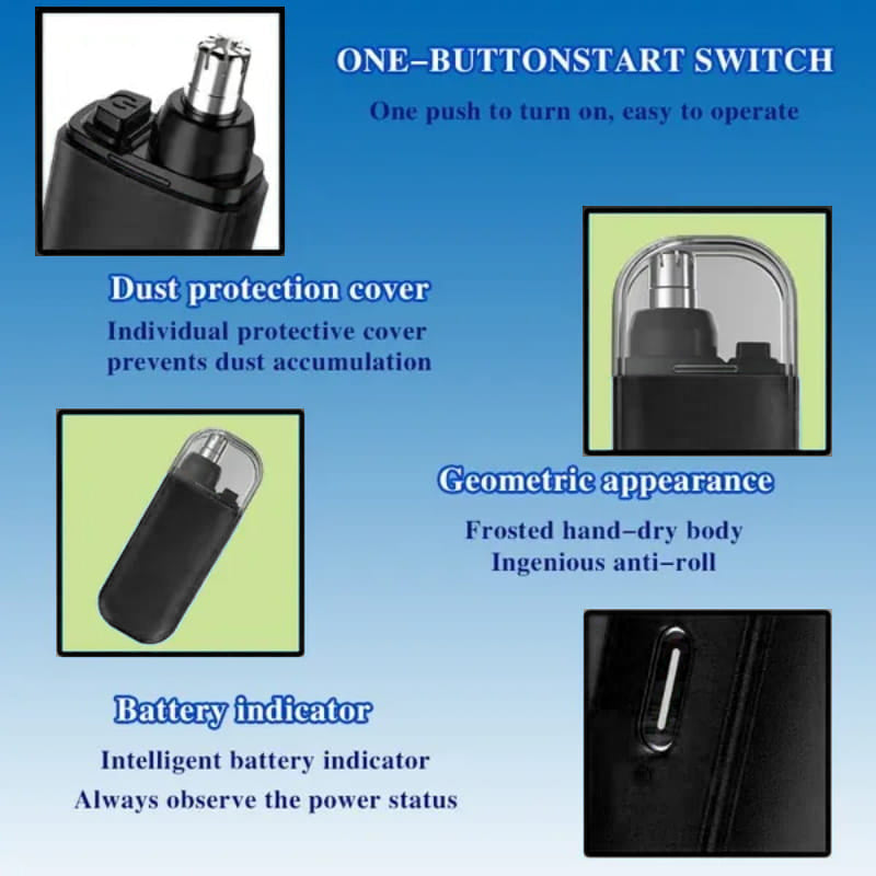 Effective rechargeable portable nose hair trimmer