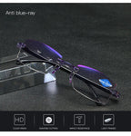 High Hardness Anti-Blue Progressive Distance and Near Range Dual-Use Reading Glasses