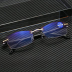 High Hardness Anti-Blue Progressive Distance and Near Range Dual-Use Reading Glasses