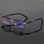 High Hardness Anti-Blue Progressive Distance and Near Range Dual-Use Reading Glasses