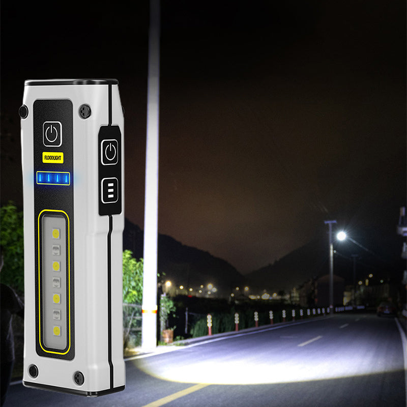 Portable multifunction flashlight