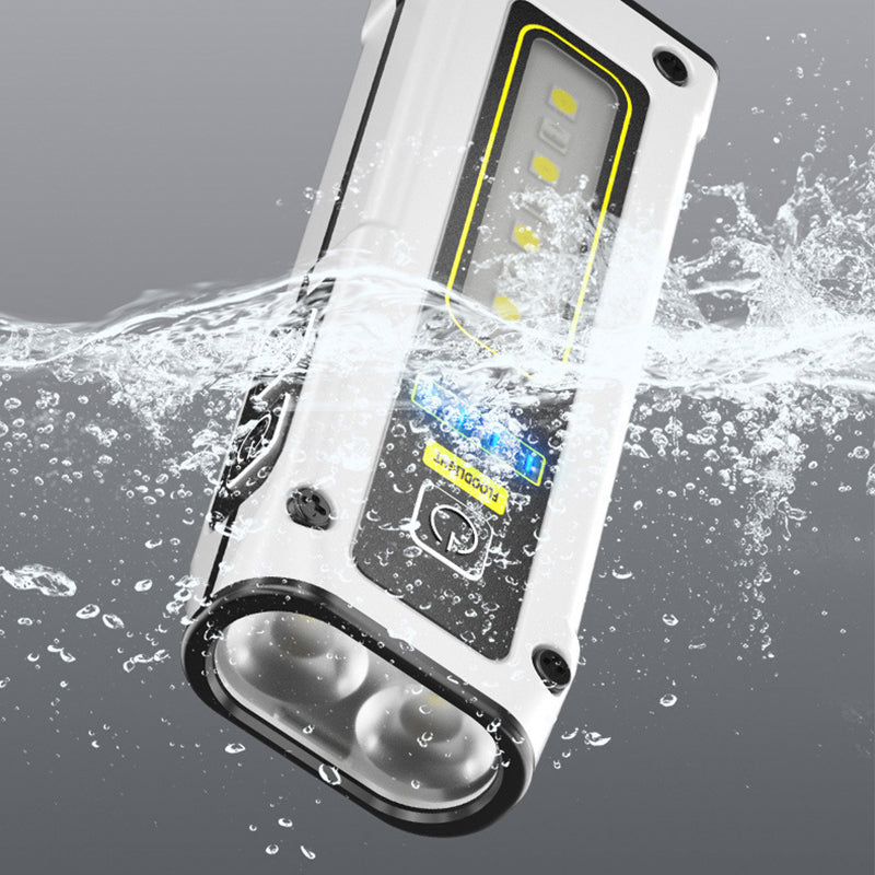 Portable multifunction flashlight