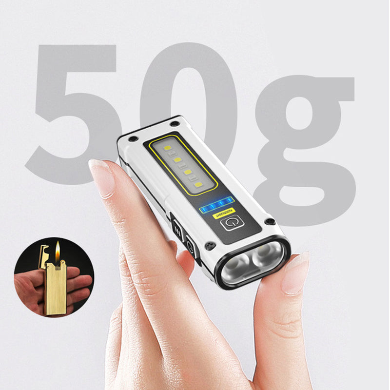 Portable multifunction flashlight