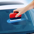 Effective cleaning of oil film on car glass