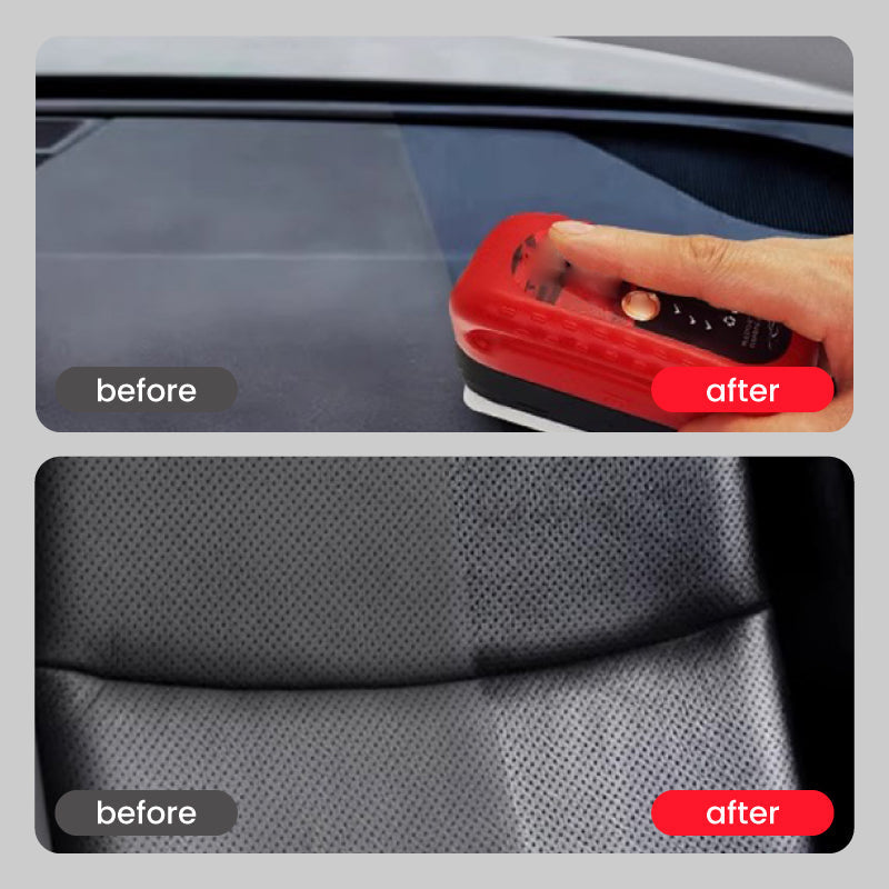 Effective cleaning of oil film on car glass