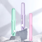 2-in-1 Mini Curling Wand & Flat Iron Hair Straightener