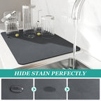 Superabsorbent drainage mat for the kitchen