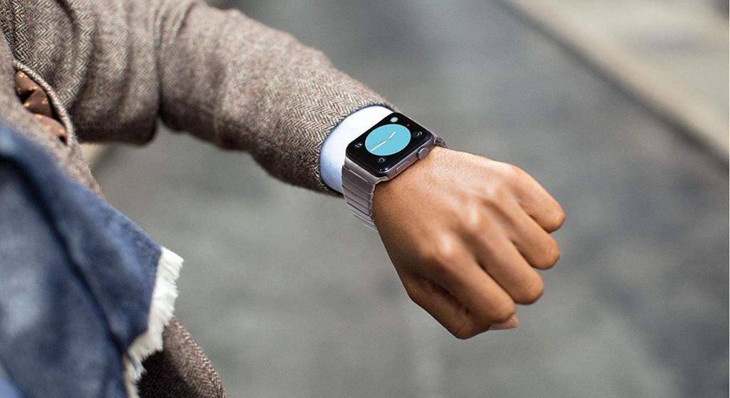 GS Business Modification stainless steel band for Apple Watch